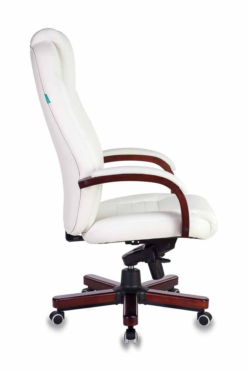 Кресло руководителя Бюрократ T-9923WALNUT кожа