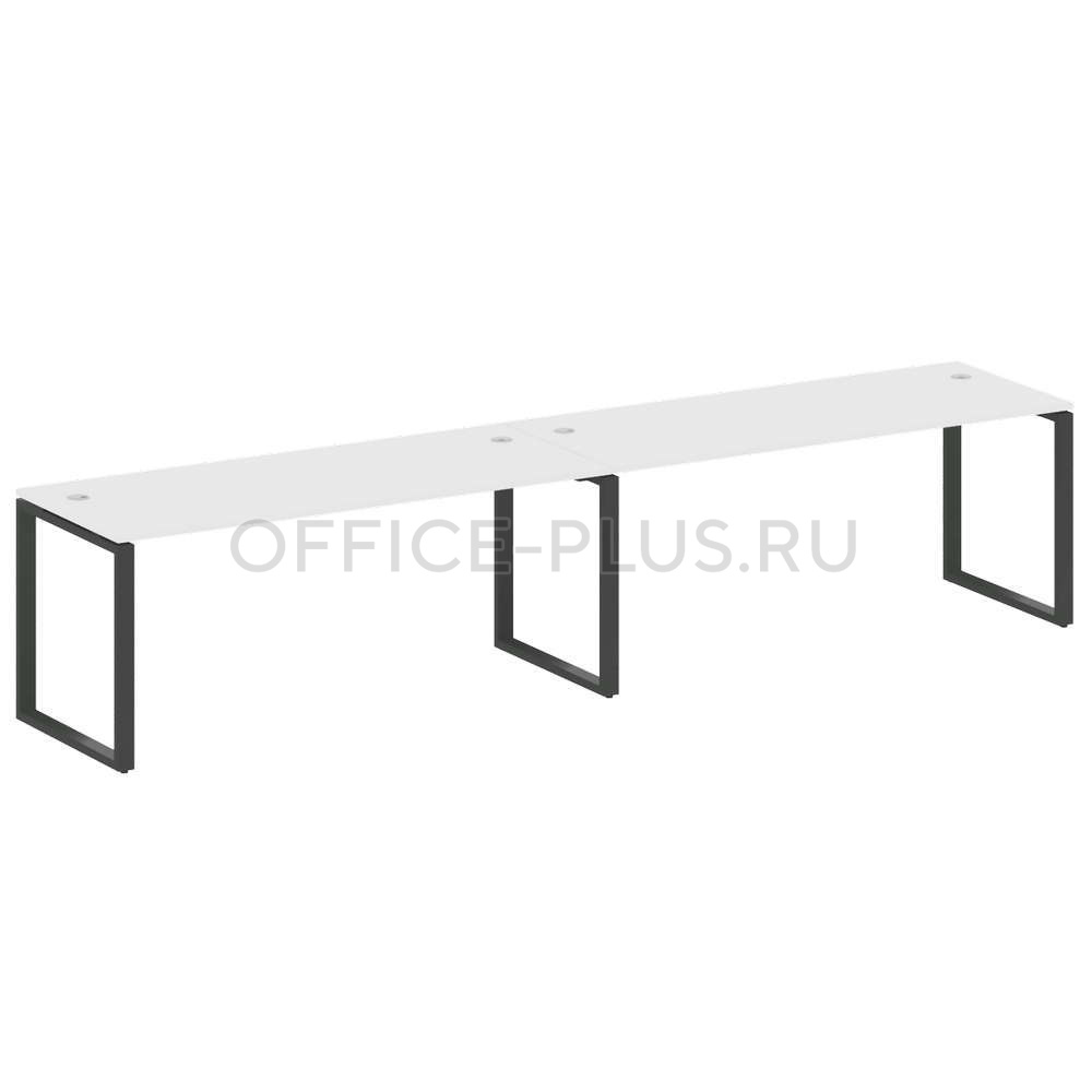 Рабочая станция 2 места Metal System Style на металлокаркасе БО.СМ-2.5