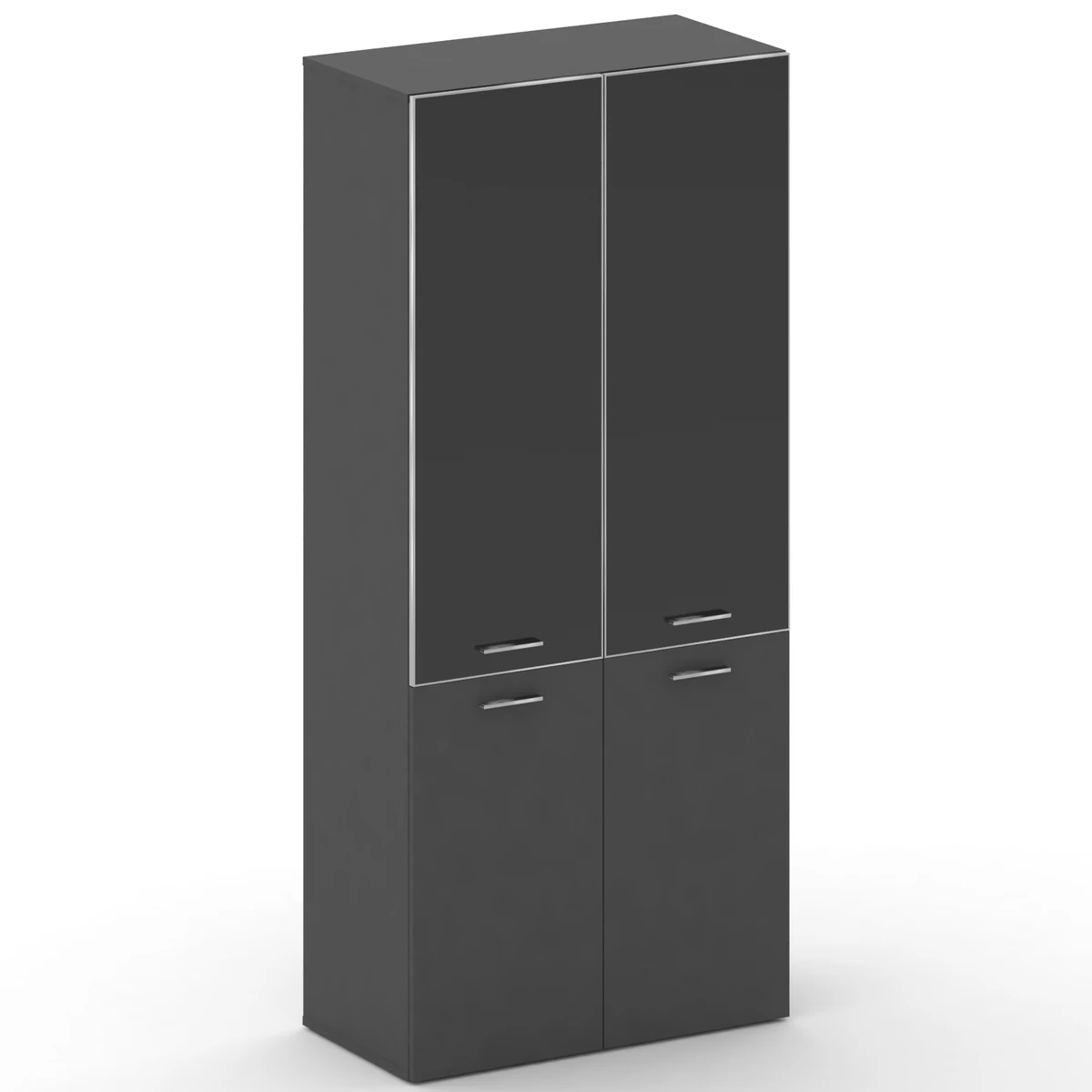 Шкаф высокий для документов Fresco FRU.ST-101 black