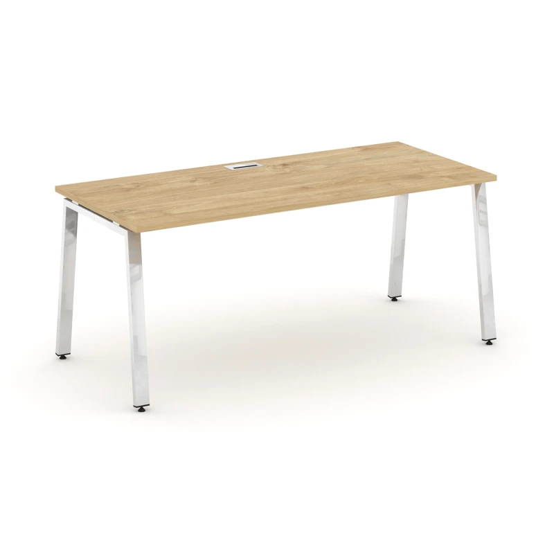 Стол руководителя на металлокаркасе (А-60x30) Style Project Direct Lux M-SN-6A.SR-014.M