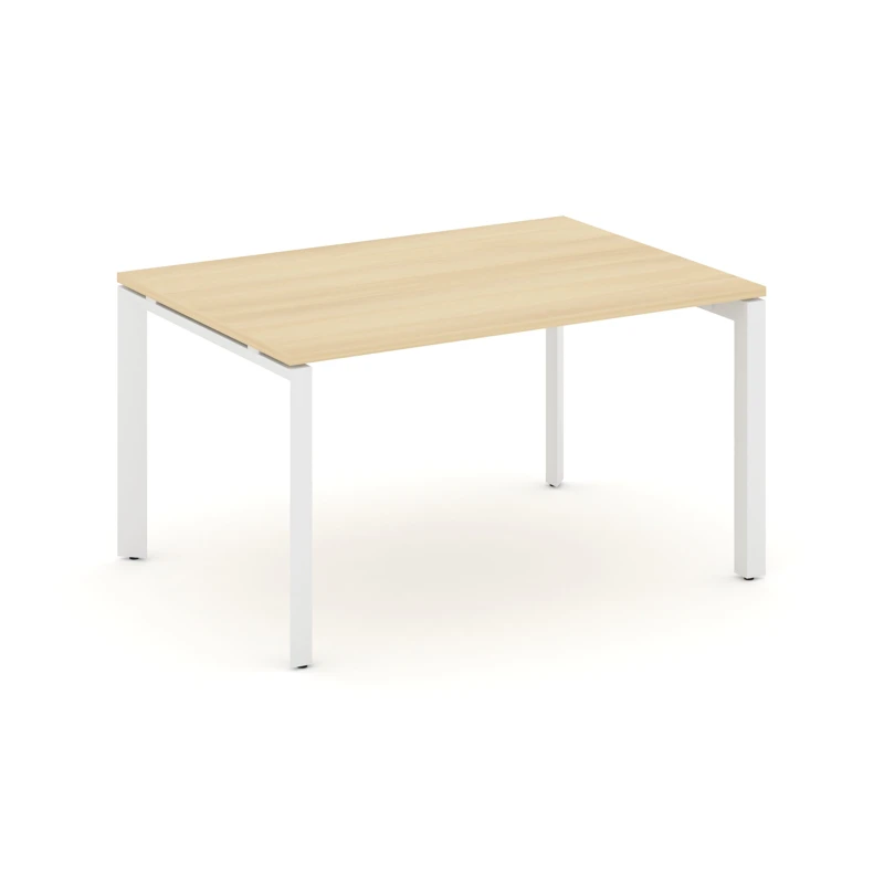 Стол для переговоров на металлокаркасе (П-59х59 белый) Style Project Next SN-59P.SPRG-004.3