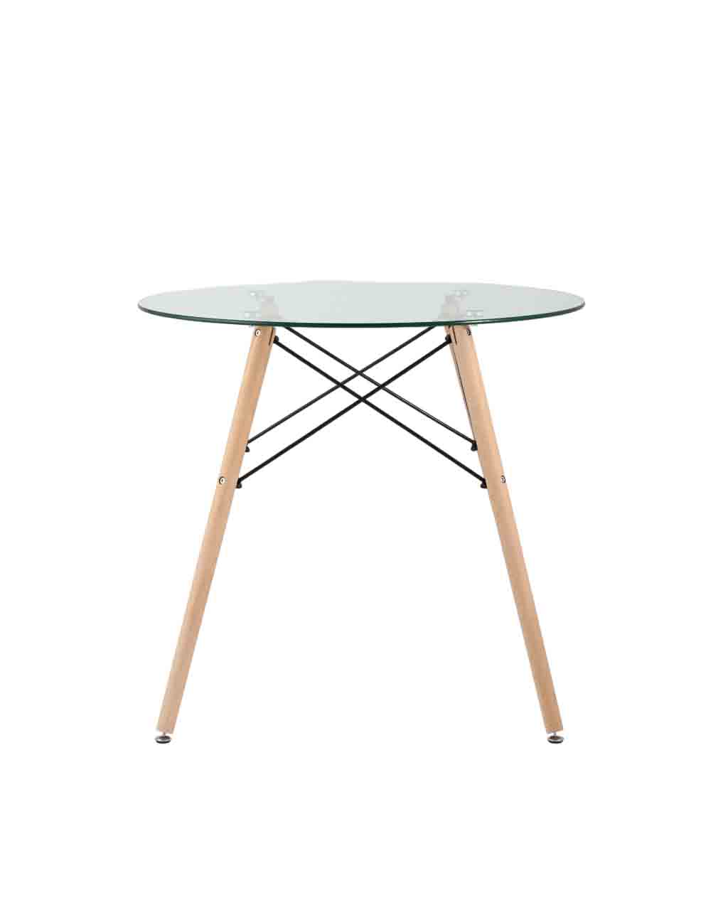 Стол банкетный Stool Group Eames DSW D80 стекло
