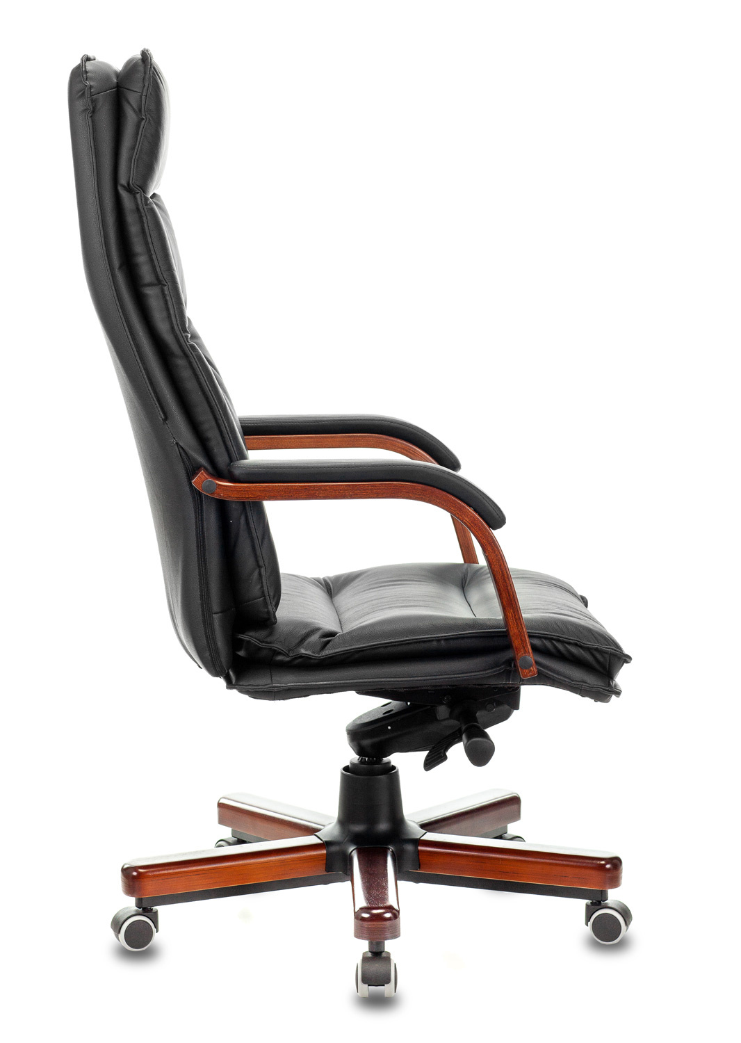 Кресло руководителя Бюрократ T-9927WALNUT кожа/экокожа