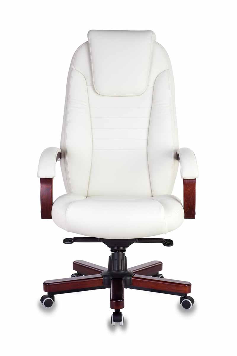 Кресло руководителя Бюрократ T-9923WALNUT кожа