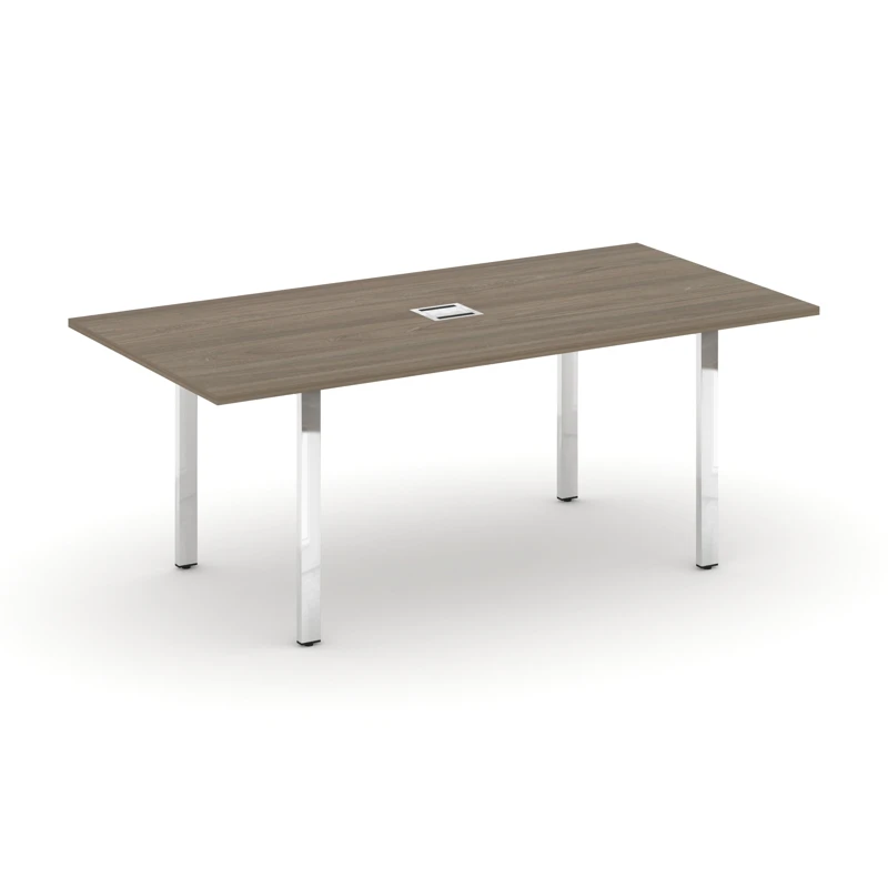Стол для переговоров на металлокаркасе (П-60x30) Style Project Direct Lux M-SN-6P.SPRG-198