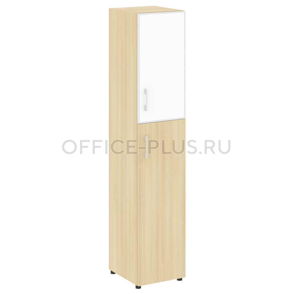 Шкаф пенал высокий Yalta LT.SU-1.7R R White/Black