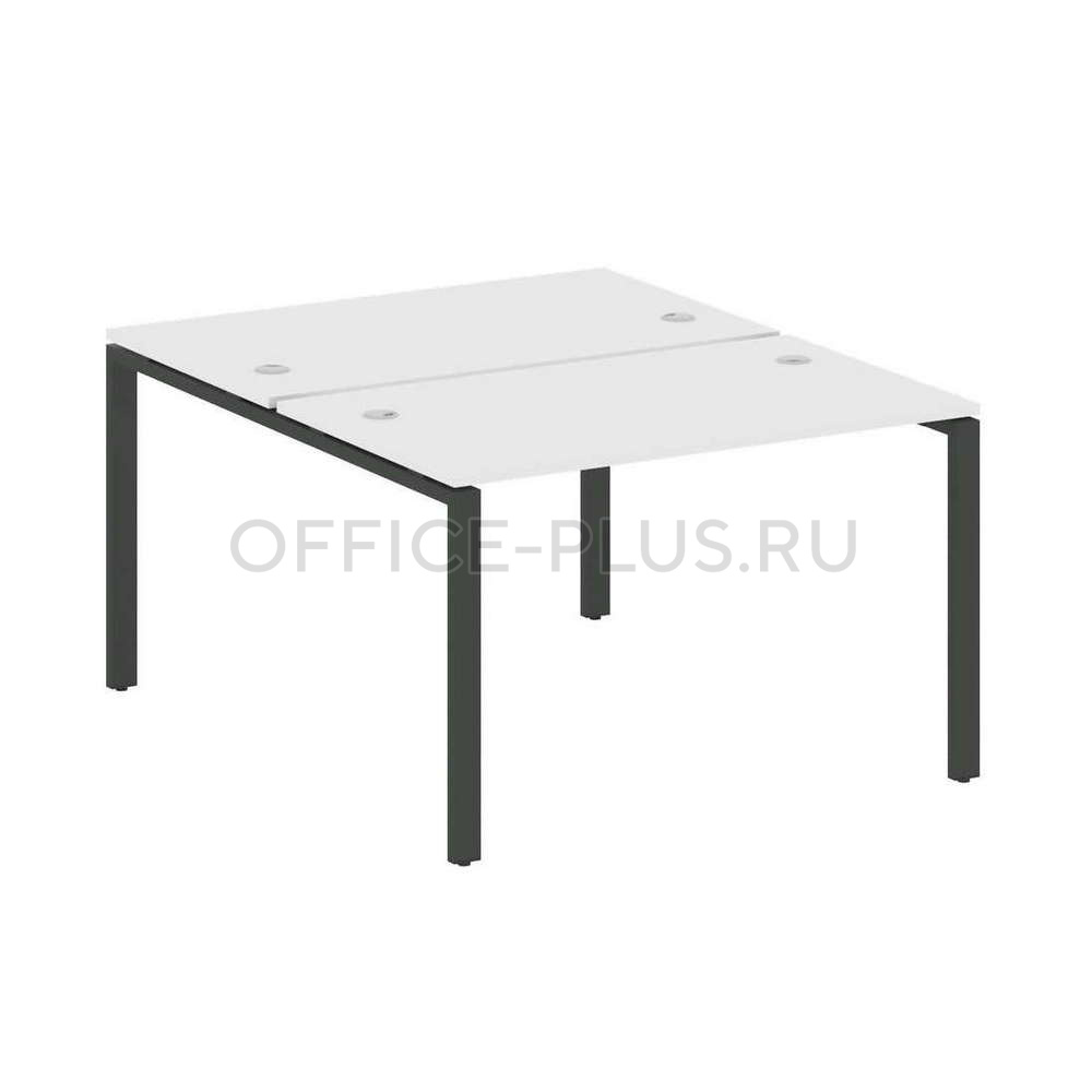 Рабочая станция 2 места Metal System Style на металлокаркасе БП.РАС-СП-2.2