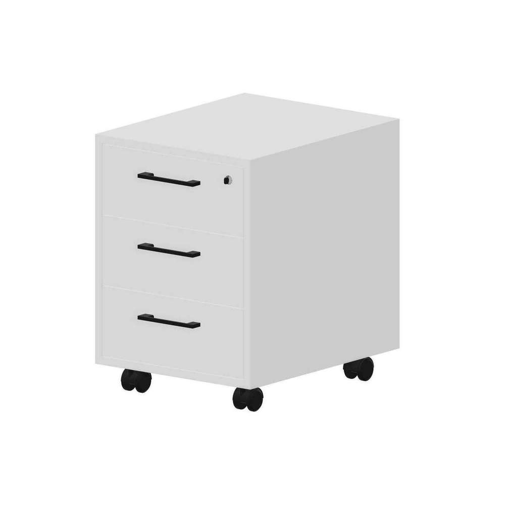 Тумба подкатная 3 ящика, с замком Link LKMPL3