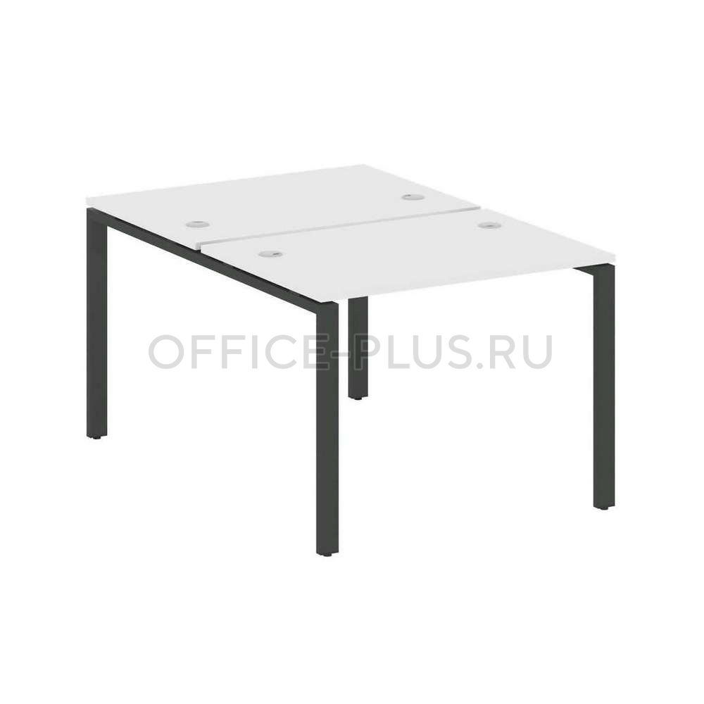 Рабочая станция 2 места Metal System Style на металлокаркасе БП.РАС-СП-2.1