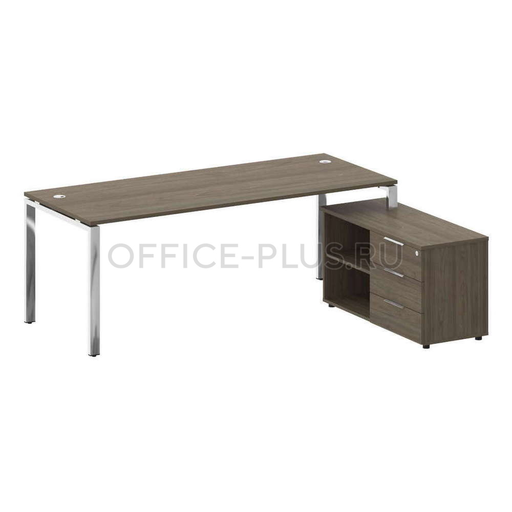 Стол руководителя Metal System Direct на металлокаркасе БГ.СРТ-6.8 Пр