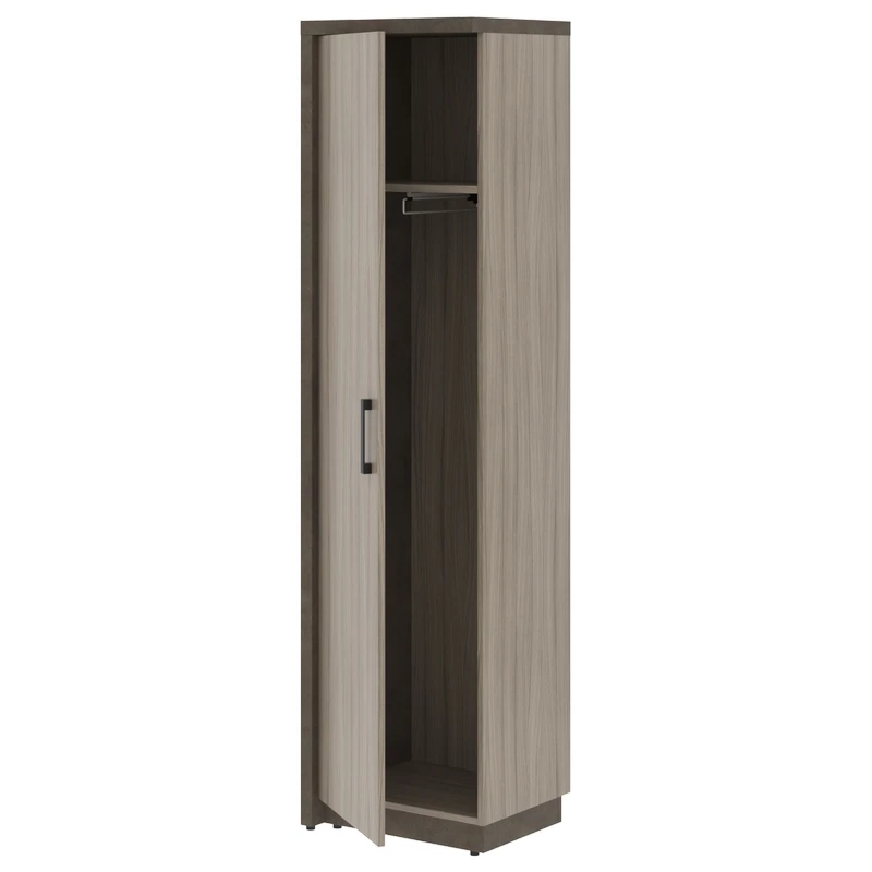 Шкаф высокий узкий для документов/одежды левый Wood&Stone СФ-534571