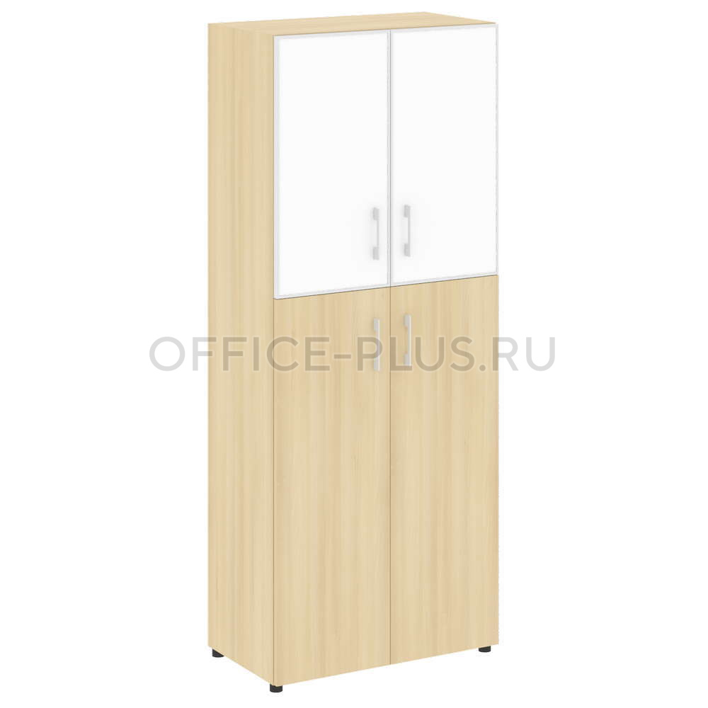 Шкаф высокий Yalta LT.ST-1.7R White/Black