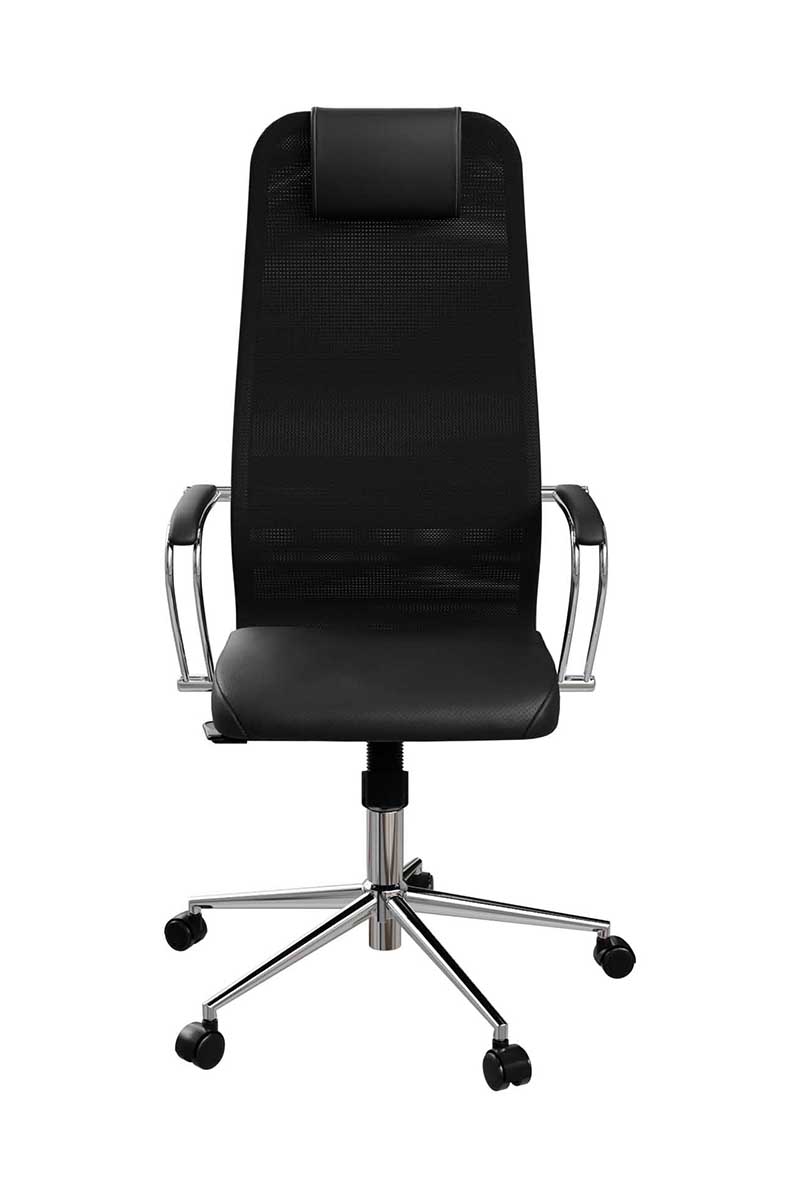 Кресло METTA ErgoLife SynchroSit 8 B1-9K - Сетка(X2)+ЭкоКожа(Экстра) хром