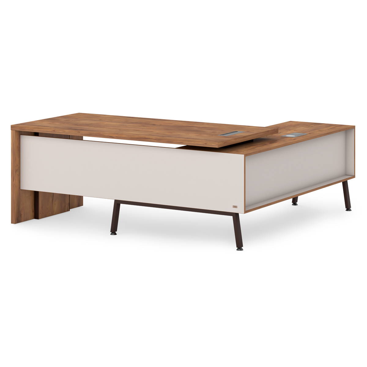 Стол руководителя с тумбой Lavana Supreme T-119л/пр