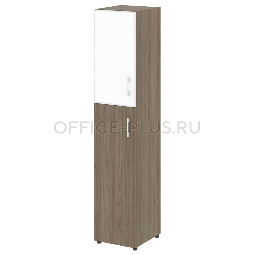 Шкаф пенал высокий Yalta LT.SU-1.7R L White/Black