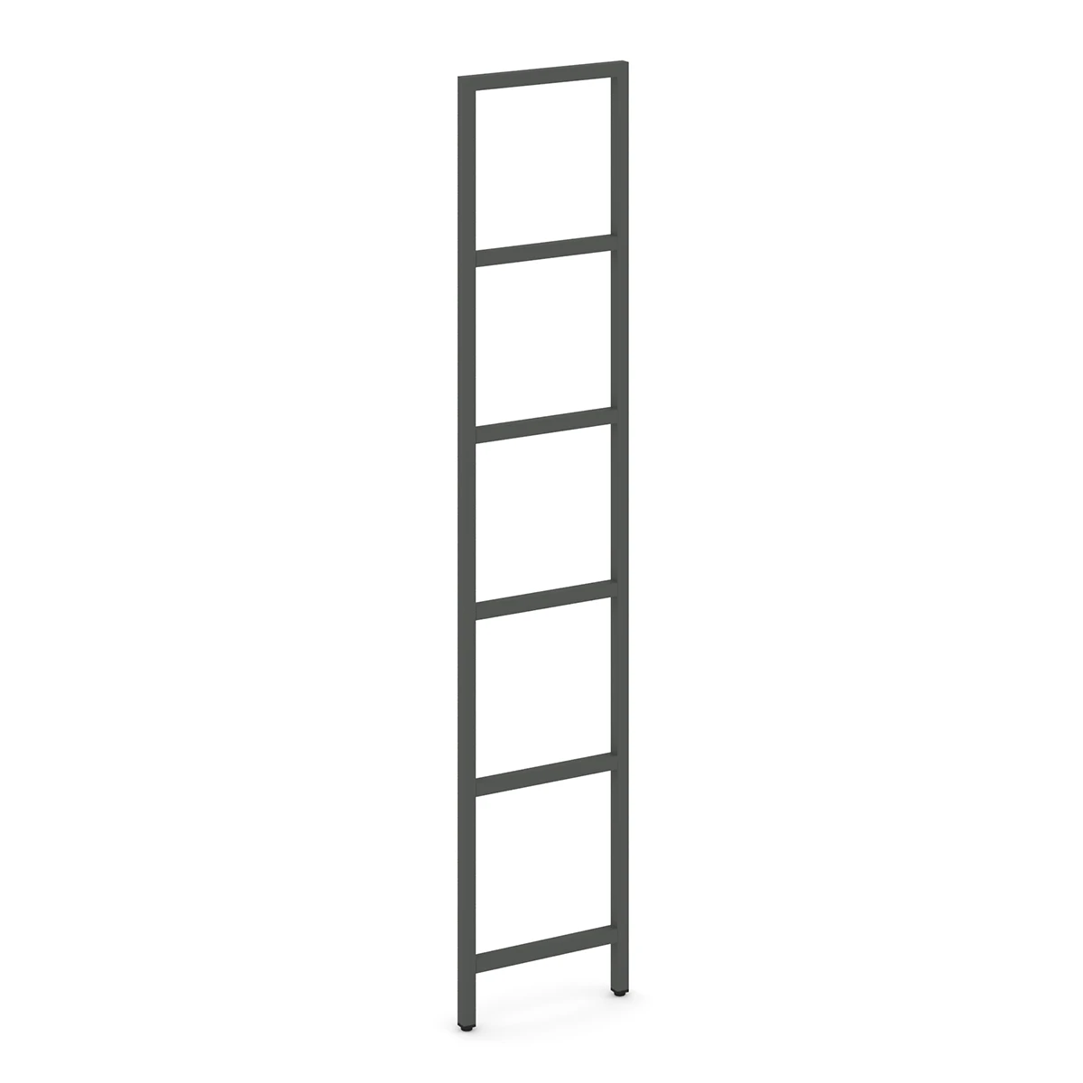 Боковина стеллажа 5 ярусов левая завершающая Shelf System (металл белый) SN.MSZ-5(L)