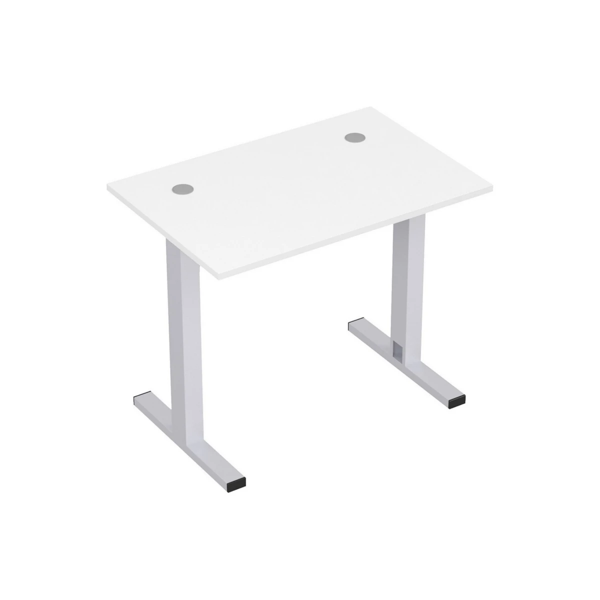 Стол рабочий на металлокаркасе с кабель-каналом Стиль 2МТК.067