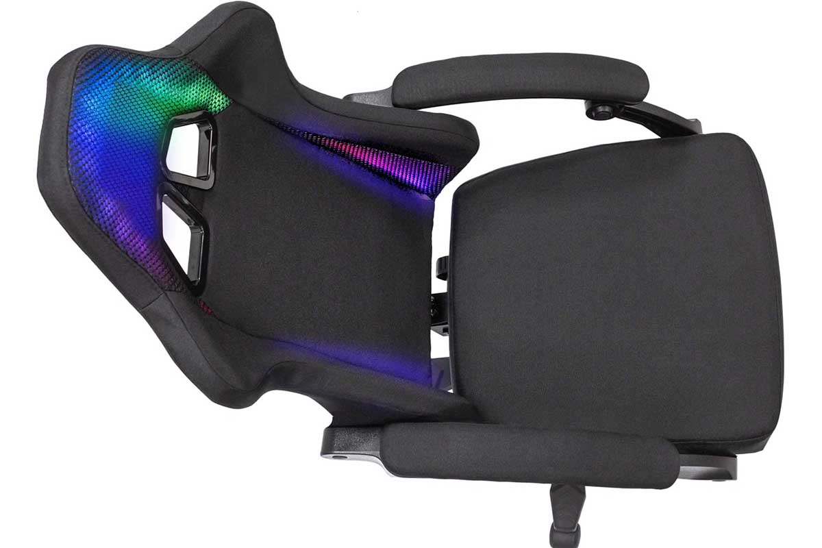 Игровое кресло Бюрократ Knight Wolf RGB ткань