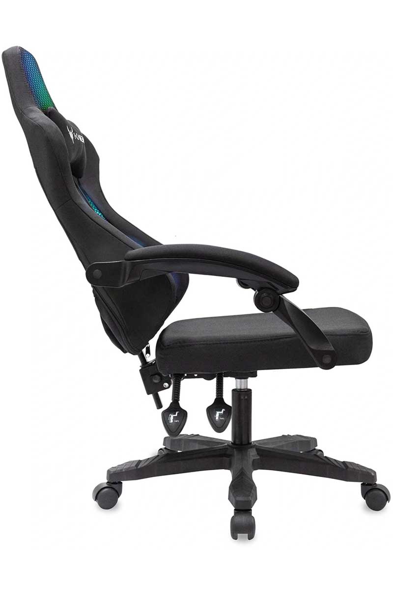 Игровое кресло Бюрократ Knight Wolf RGB ткань