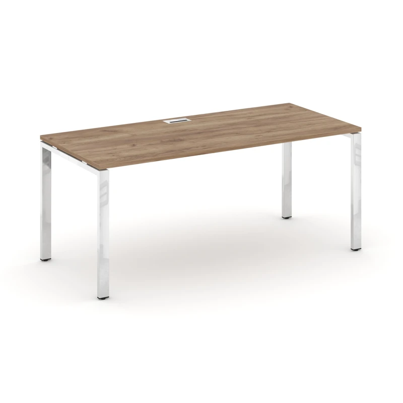 Стол руководителя на металлокаркасе (П-60x30) Style Project Direct Lux M-SN-6P.SR-024.M