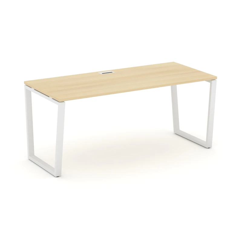 Стол руководителя на металлокаркасе (VО-60x30 белый) Style Project Direct SN-6T2.SR-016.M