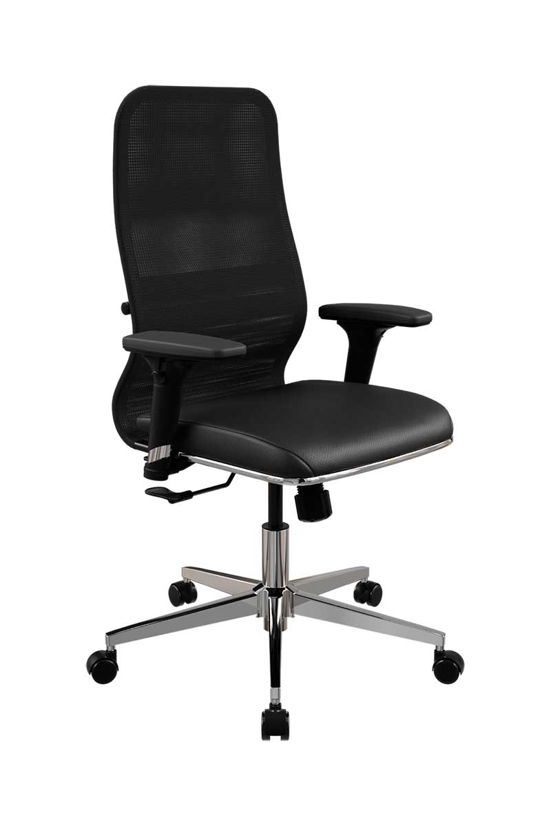 Кресло METTA ErgoLife SynchroSit 8 B2-13D - Сетка(X2)+ЭкоКожа(Экстра)