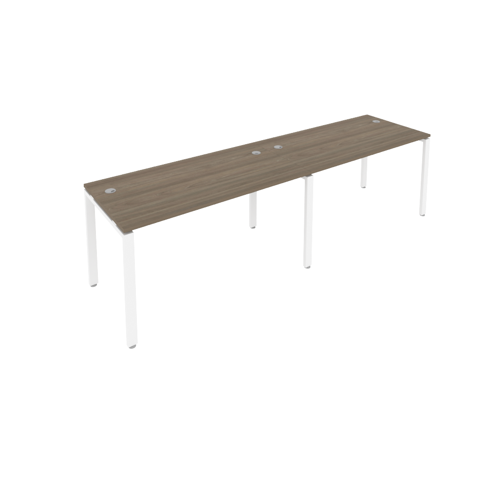 Рабочая станция 2 места Metal System Style на металлокаркасе БП.СМ-2.4