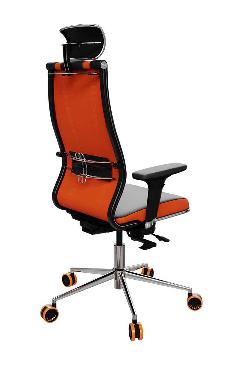 Кресло METTA ErgoLife SynchroSit 10 B2-160D - Сетка(X2)+ЭкоКожа(Экстра)