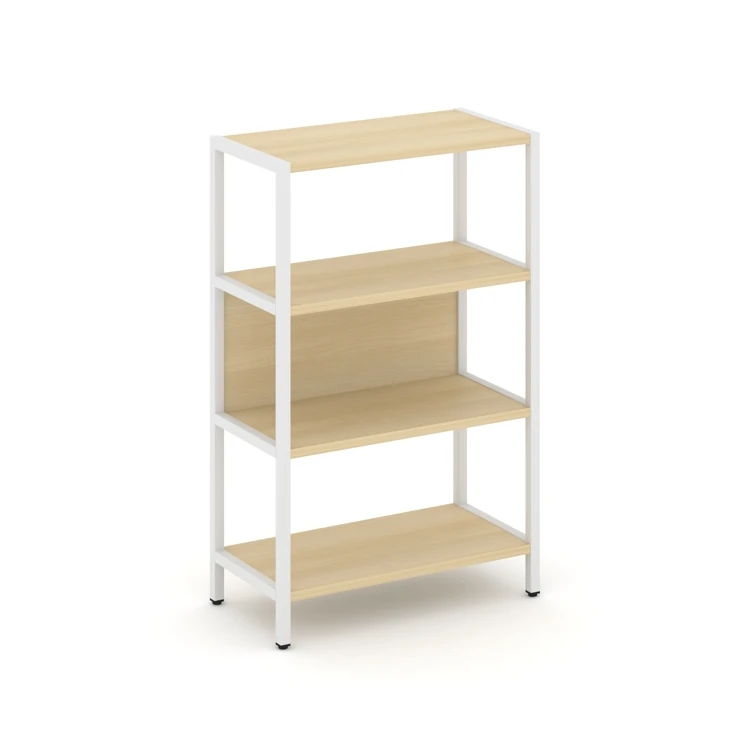 Односекционный стеллаж трехярусный Shelf System (металл белый) SN.STM-311