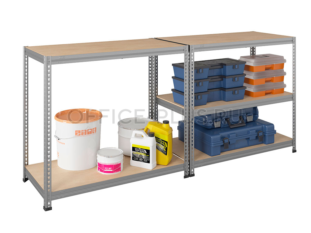 Стеллаж SBL 180KD/75X35/5 оцинкованный