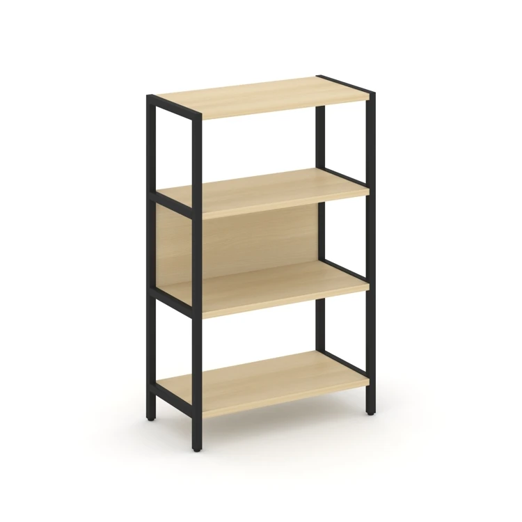 Односекционный стеллаж трехярусный SHELF SYSTEM (металл черный) SN.STM-311