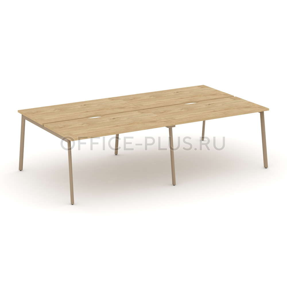 Рабочая станция 4 места на металлокаркасе Estetica ES.D.RS-4.3-VP