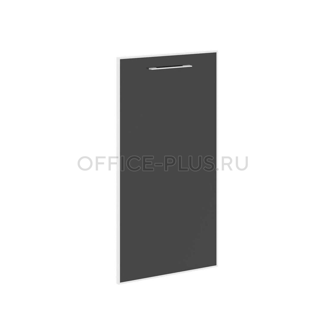 Дверь для шкафа стеклянная Yalta в раме, стекло-лакобель, LT.S5R (R) White/Black
