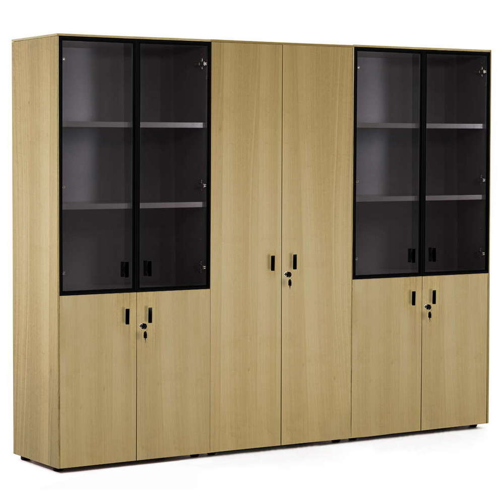Шкаф высокий тройной комбинированный (с гардеробом) Enzo 109 731 ECL
