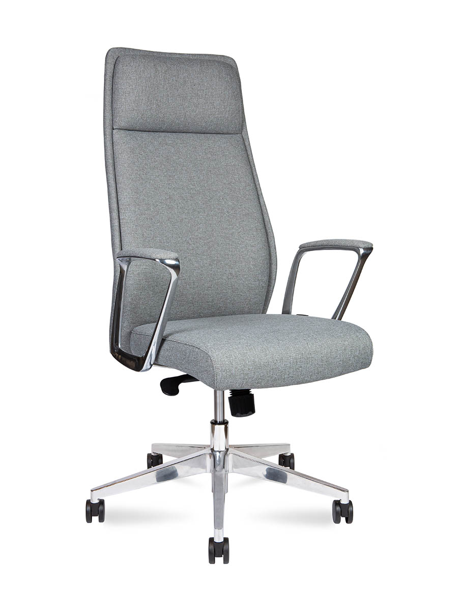 Кресло для руководителя Norden Liverpool grey fabric ткань