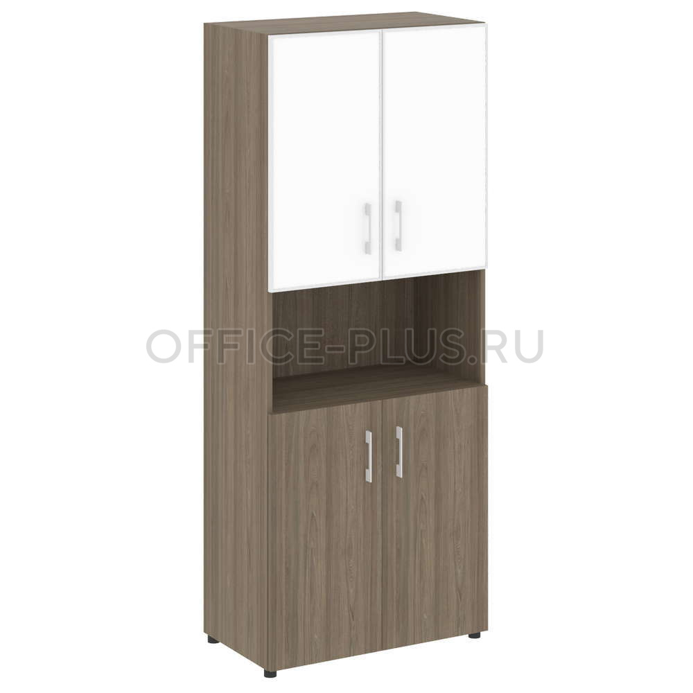 Шкаф высокий Yalta LT.ST-1.4 R White/Black