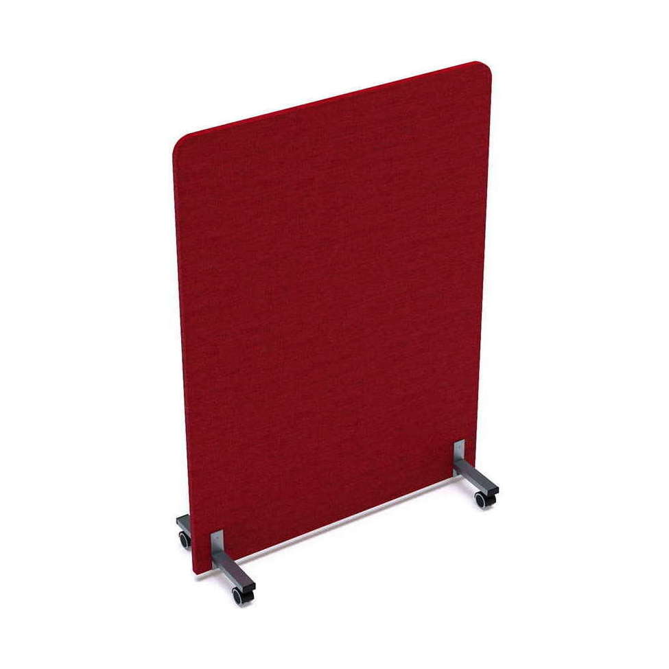 Акустическая мобильная перегородка на колесных опорах 011.МП.1014