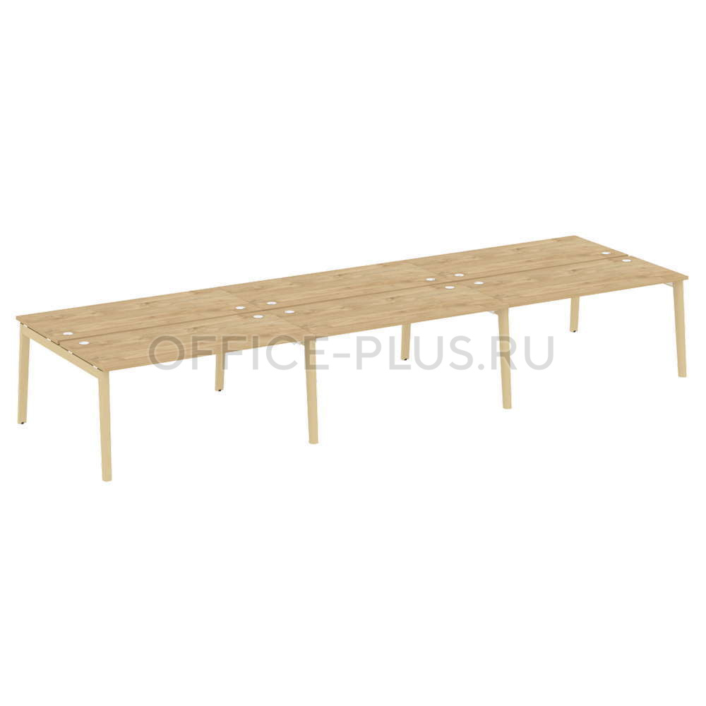 Рабочая станция 6 мест Onix wood OW.D.RS-6.4.7