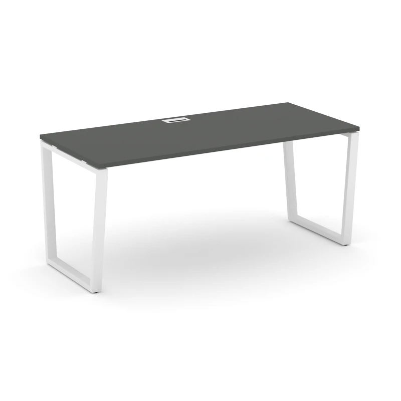 Стол руководителя на металлокаркасе (VО-60x30 белый) Style Project Direct SN-6T2.SR-023.M