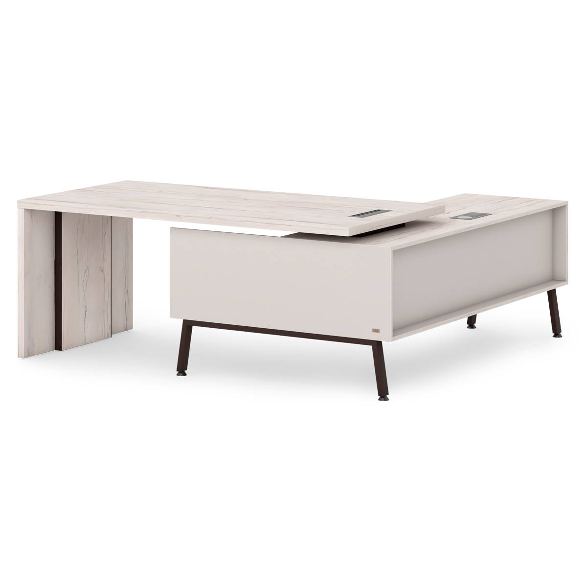 Стол руководителя с тумбой Lavana Supreme T-118л/пр