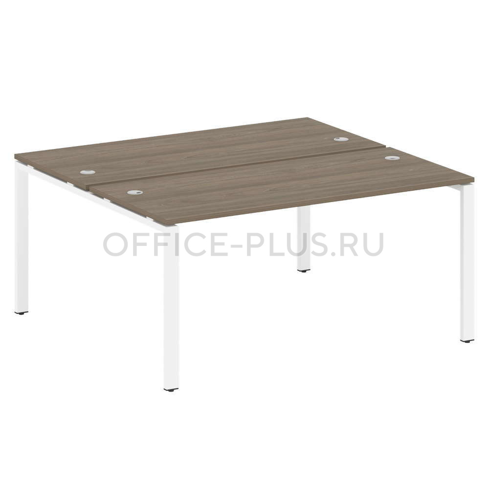 Рабочая станция 2 места Metal System Style на металлокаркасе БП.РАС-СП-2.4