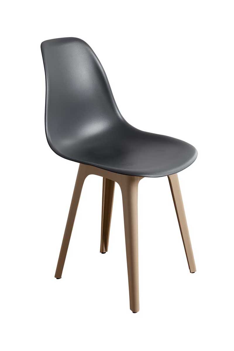 Стул обеденный Derstuhl DSL 110 Plast Dark Beige
