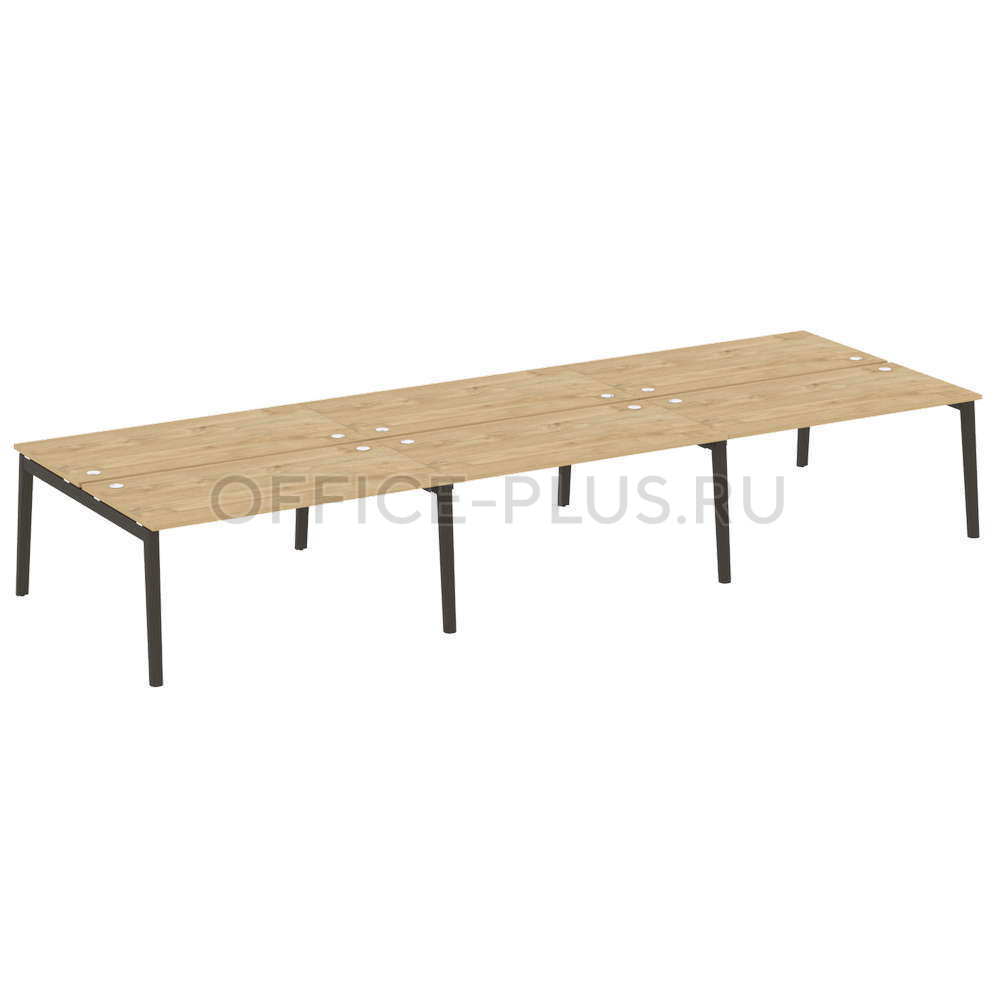 Рабочая станция 6 мест Onix wood OW.D.RS-6.4.8