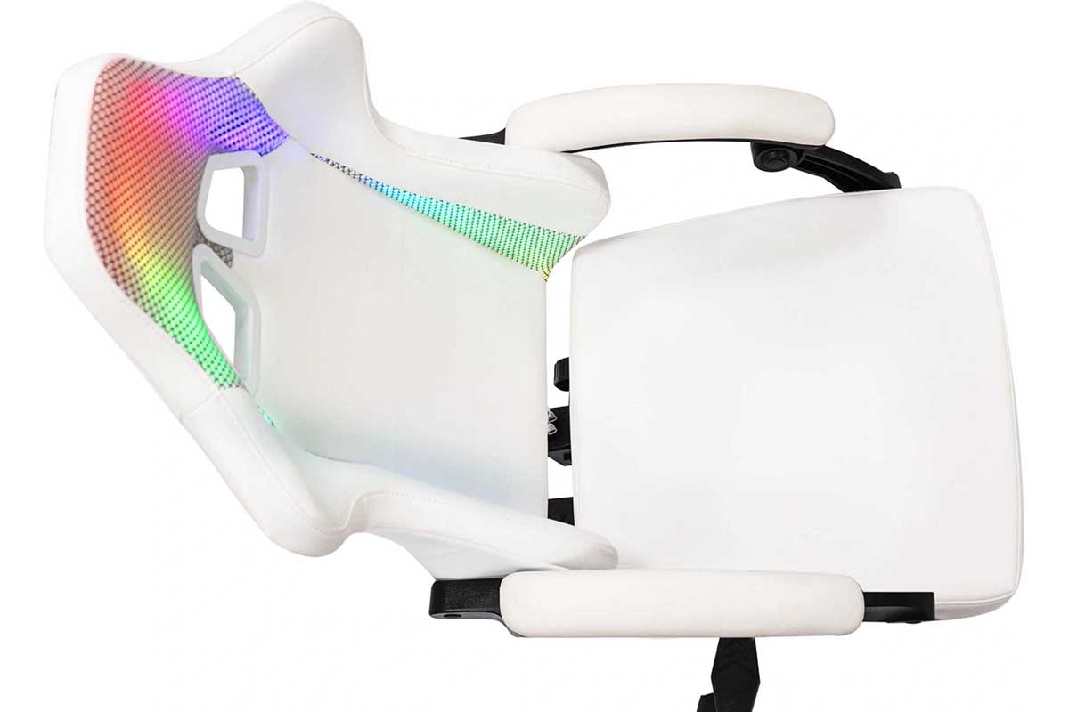 Игровое кресло Бюрократ Knight Wolf RGB экокожа