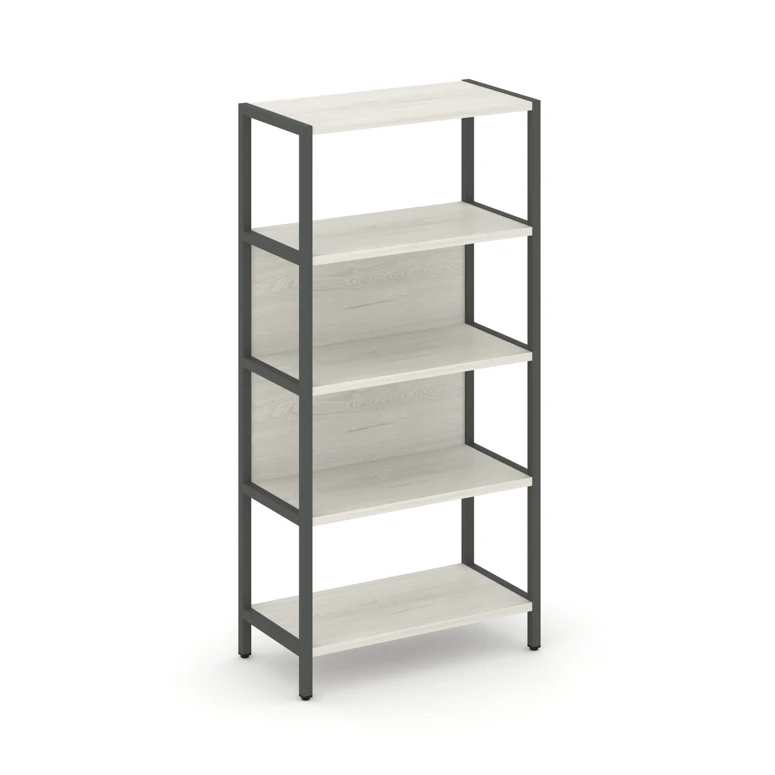 Односекционный стеллаж четырехярусный SHELF SYSTEM (металл антрацит) SN.STM-411