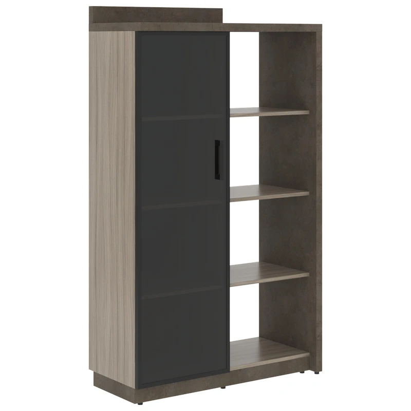 Шкаф высокий для документов левый Wood&Stone СФ-534181