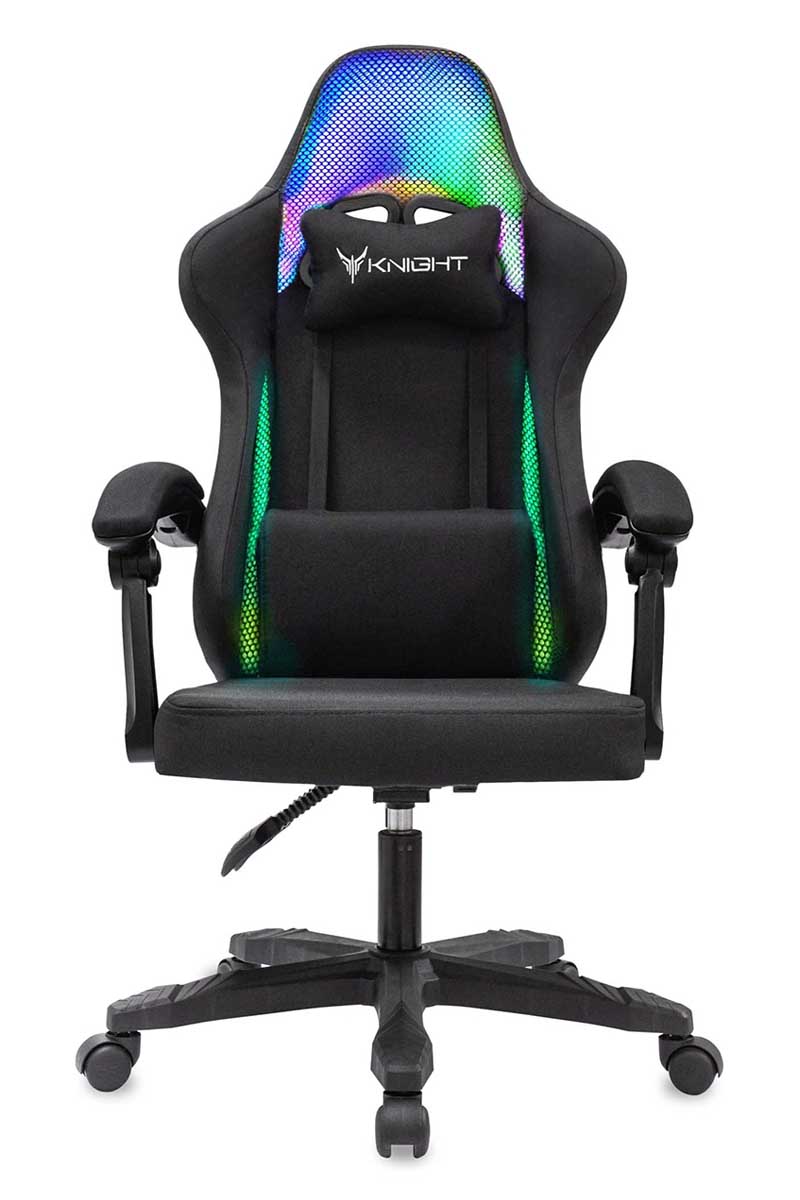 Игровое кресло Бюрократ Knight Wolf RGB ткань