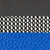 Кожа PU черная/синяя/Сетка Mesh черная