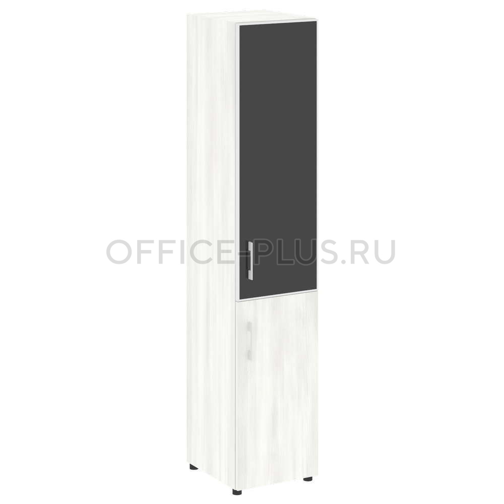 Шкаф пенал высокий Yalta LT.SU-1.2R R White/Black