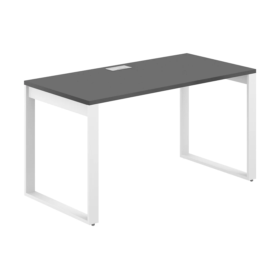 Стол рабочий с лючком, на металлокаркасе (О-70x20) Allegro AG.101